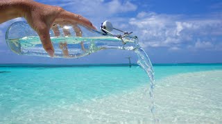 THIS is how clear the water is in the Maldives 😍