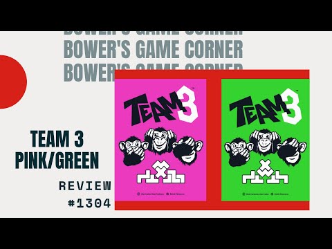 Bower's Game Corner #1304:Team3 Pink & Green Review