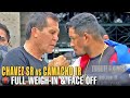JULIO CESAR CHAVEZ SR VS HECTOR MACHO CAMACHO JR FULL WEIGH IN & FACE OFF SHOW