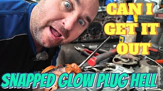 HOW TO BECOME A MECHANIC: Mercedes Sprinter Snapped Glow Plug Nightmare – Full Extraction Video
