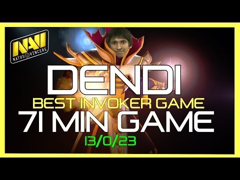 Na`Vi.Dendi Best Invoker Pro Game 71min 0 Deaths! @ The Summit | Dota 2 Gameplay
