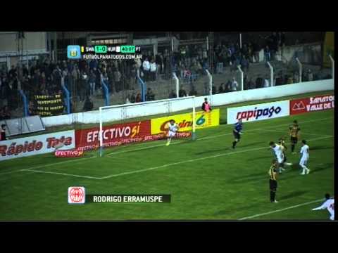 Gol de Erramuspe. Santamarina 1 - Huracán 1. Fecha 7. Torneo Primera B Nacional 2014. FPT