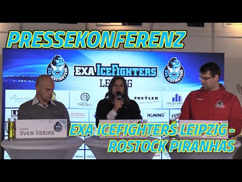 Eishockey Leipzig: EXA IceFighters Leipzig - Rostock Piranhas