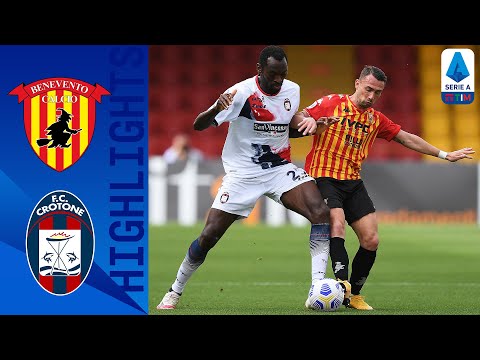 Benevento 1-1 Crotone | Simy's Last-minute Equaliser Cancels Out Lapadula's Opener! | Serie A TIM