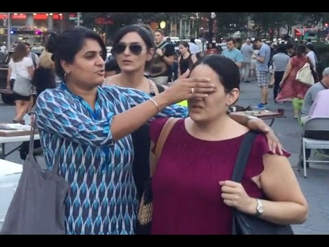 Pedestrians in NYC React to Earthlings