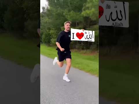 Mr beast running Alla and  Mohammad.#mrbeast#viral#islam#muslim#islamic#gogol#bist#alla#mhommad 🥀❤️
