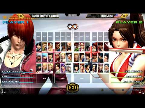 "BBR" KOFXIV  AT CEO2016 - QANBA DOUYUTV XIAOHAI vs NERDJOSH  (1080p HD)