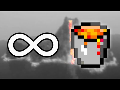 How to get an Infinite Lava Source in Minecraft