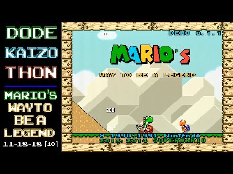 Kaizothon #10 - "Mario's Way To Be A Legend" by SuperWario1999