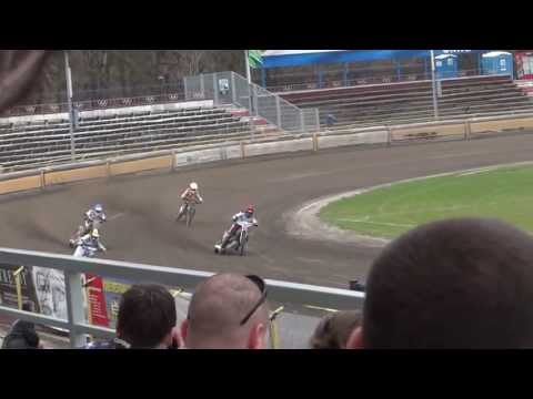 ŻKS Ostrovia Ostrów - Włókniarz Częstochowa - 9 bieg - sparing - 19.04.13