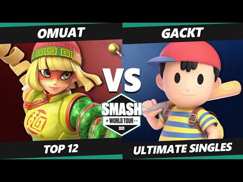 SWT East Asia Top 12 - Omuat (Min Min, Palutena) Vs. Gackt (Ness) Smash Ultimate Tournament