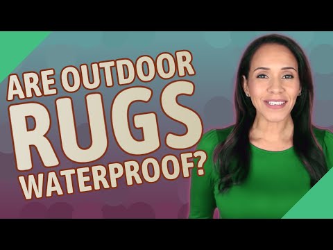 YouTube video about: Can outdoor rugs be left in the rain?