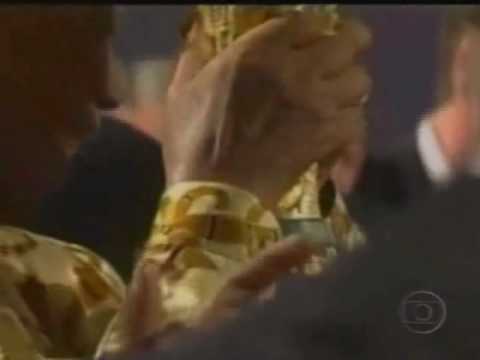 Desmond Tutu e Nelson Mandela - abertura Copa Africa 2010