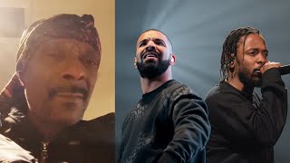 Snoop Dogg Reacts To Drake Using His & 2Pac's Voice With A.I. To Diss Kendrick Lamar... WHAT? HOW?