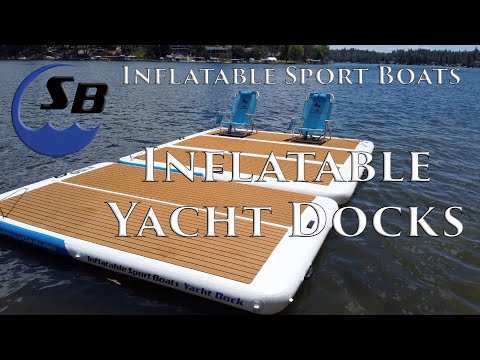 Inflatable Sport Boats Yacht Dock 3 Sizes Floating Water Platform Docks