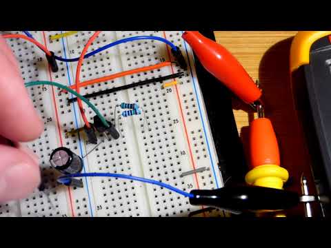 Electronics capacitor voltage steadily rises with a current source demonstration experiment