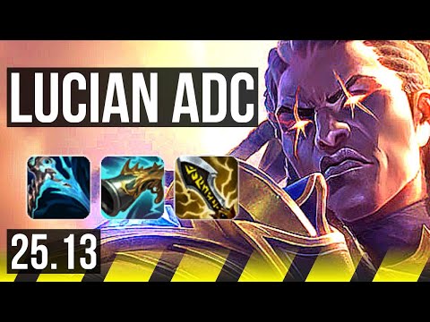 LUCIAN & Milio vs JHIN & Nautilus (ADC) | 5k comeback, Legendary | TR Challenger | 25.13