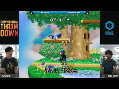 DTTD #8 SSBM - Slowking (Falco) Vs. Unspecial (Falco) - Losers Quarters