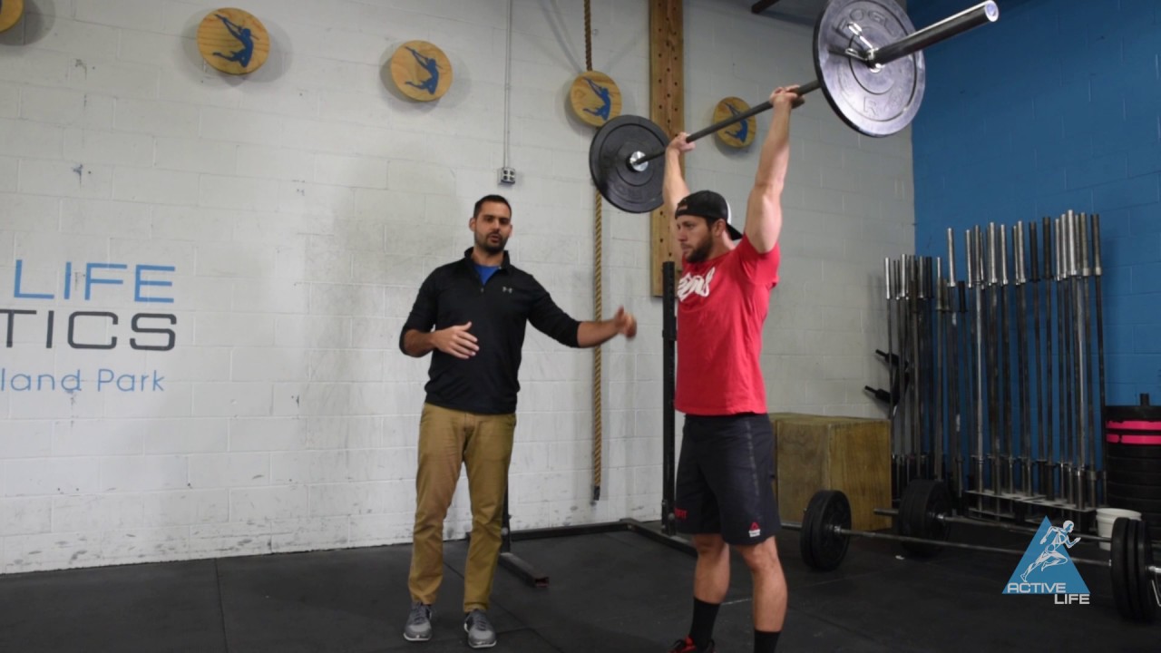 Barbell Overhead Carry