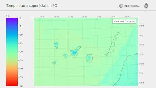 Canary Islands Temperature forecast: 20251029