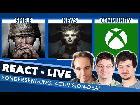 MICROSOFT kauft ACTIVISION BLIZZARD - Diablo 4 und Call of Duty nicht für PS5? - React Live