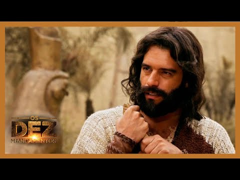 Moisés anuncia praga da chuva de pedras à Ramsés | OS DEZ MANDAMENTOS