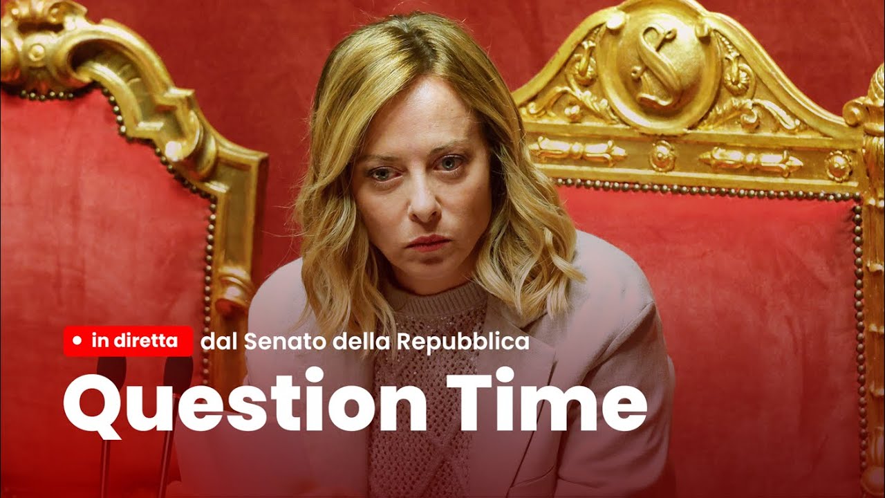 🔴 Question Time, in diretta dal Senato della Repubblica