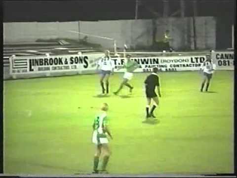 ENFIELD VS HENDON - ISTHMIAN LEAGUE PREMIER DIVISION 1/9/92