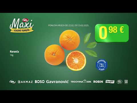 Maxi vikend ponuda 20. - 23. 02. 2025. / MAXI08