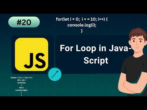 Learn Javascript For Loops Javascript Tutorial 20