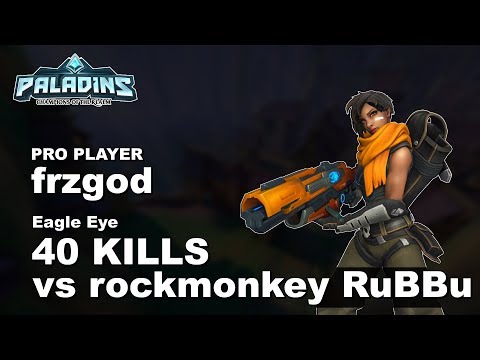 frzgod Kinessa 40 KILLS VS rockmonkey RuBBu!! Paladins Pro (SSG) Ranked Gameplay 1440p