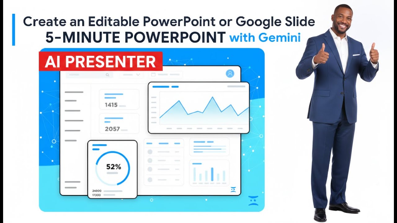 Create an editable PowerPoint or Google Slide Presentation with Gemini in 5 minutes