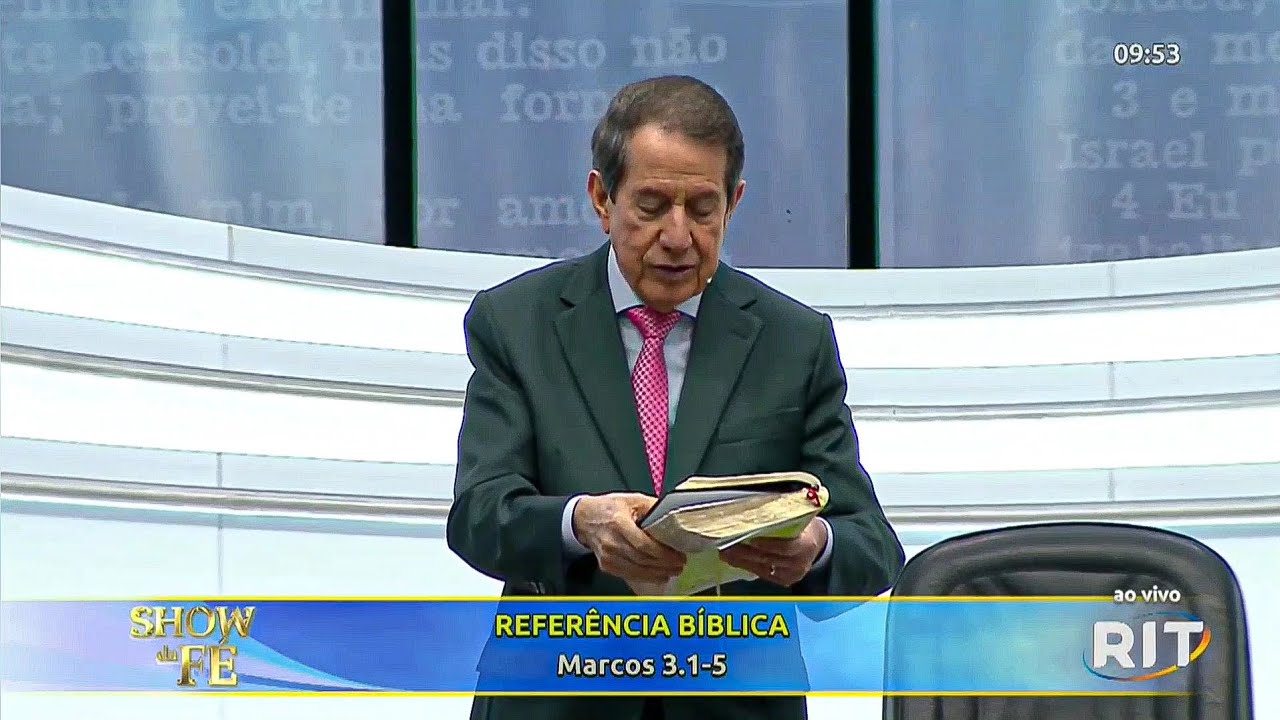 Marcos 3:1-5 | O PODER DA FÉ E DA CURA EM JESUS | Missionário RR Soares