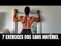 MUSCLER SON DOS SANS MATÉRIEL - 7 EXERCICES POIDS DU CORPS