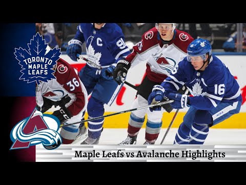 Maple Leafs vs Avalanche Highlights   Jan 8 2022