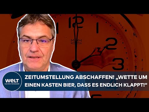 ZEITUMSTELLUNG AUF WINTERZEIT ABSCHAFFEN! „Wette um einen Kasten Bier, dass es endlich klappt!“