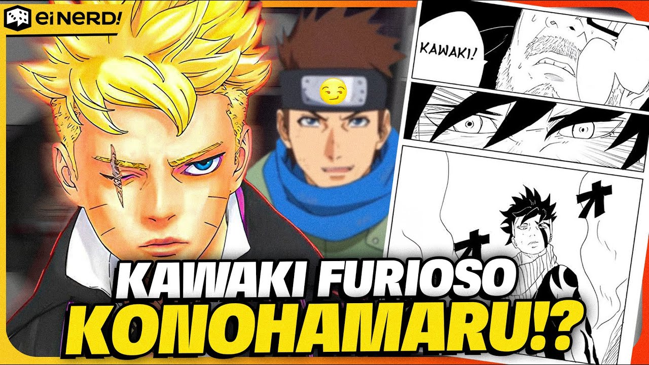 KAWAKI COM SANGUE NOS OLHOS! KONOHAMARU VAI DAR UNS PEGAS NO INIMIGO? #BorutoTBV Cap 17