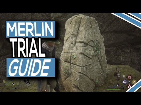 How To Solve Merlin Trial With Rocks That Have Green Markings or Arrows In Hogwarts Legacy