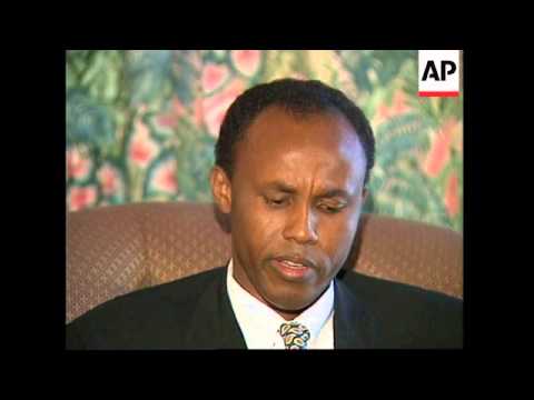 KENYA: SELF PROCLAIMED PRESIDENT OF SOMALALIA HUSSEIN AIDID INTERVIEW
