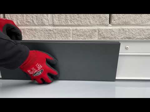 Wandanschlussprofil  von Hamburger Blechwerk . Terrassenbau.