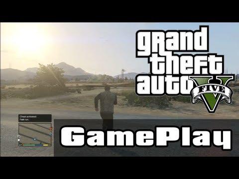 Let's Play: Grand Theft Auto V - Cheats, Fast Run (Part 37)