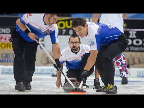 CURLING: CZE-CAN World Men's Chp 2015 Draw 6 - HIGHLIGHTS