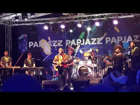 Alcius Joshua playing with BÉLO at the Pap-Jazz 2020