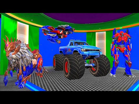 Multi Robot Transformation Spaceship Transportation Robot Games 2022 - Android iOS Gameplay