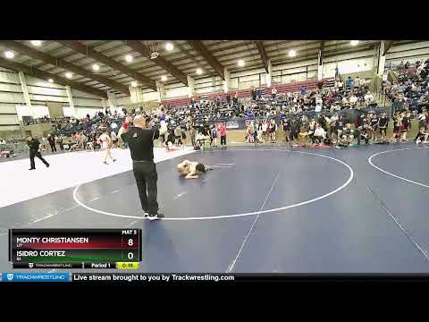 FloSports/2022 Western Regional Championships/106 Lbs Cons. Round 2 - Monty Christiansen, UT Vs Is