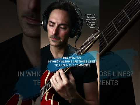 Most Favorite Wes Montgomery Jazz Licks Compilation (sample 1) Tabs & Sheet Music PDF with Fingering