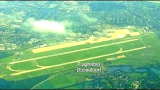 preview picture of video 'Tokyo Dreamliner Landung in Düsseldorf mit super Blick auf den Flughafen und alle Ortschaften'