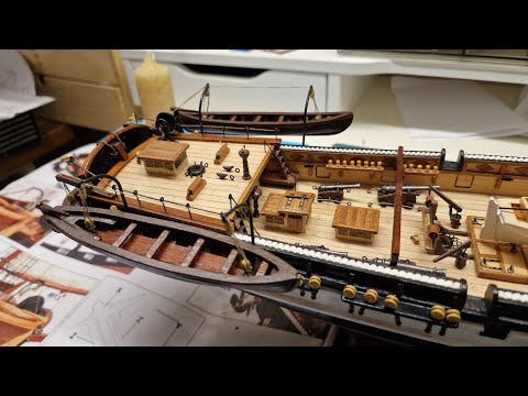 HMS Beagle Modell from OcCre Slideshow Part 3