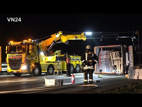 14.11.2019 - VN24 - Unfall auf A2 - Fahrer unter Alkohol und Drogen - "The Beast" im Einsatz