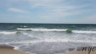Clear Day - Atlantic Ocean - Rockaway Beach, Queens NY Tour (The Rockaways) New York City